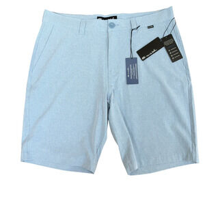 Travis Mathew Golf Shorts Men's Size 30 Beck Blue Performance Perfect Series